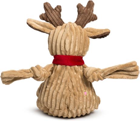Show full view: HuggleHounds Christmas Rudy Reindeer Knottie Tough Plush Dog Toy, X-Large slide 6 of 10