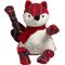 Show in main carousel: HuggleHounds Christmas Tartan Tidings Fox Knottie Tough Plush Dog Toy, Large slide 3 of 10