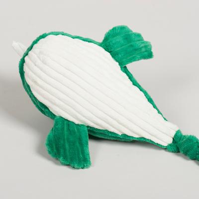 Show full view: HuggleHounds Christmas Noe Narwhal Knottie Tough Plush Dog Toy, Large slide 7 of 9