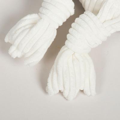 Show full view: HuggleHounds Christmas Ollie Owl Knottie Tough Plush Dog Toy, Large slide 9 of 9