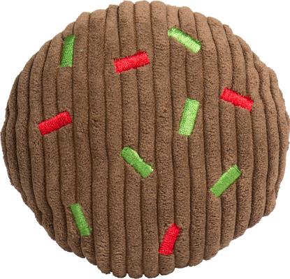 Show full view: HuggleHounds Christmas Santa Paws' Milk & Cookies Tough Plush Dog Toy Gift Pack, 3 count slide 6 of 9