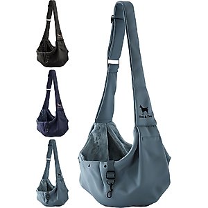 Noah & Paw Machine Washable Dog & Cat Sling Carrier, Medium, Grey