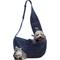 Show in main carousel: Noah & Paw Machine Washable Dog & Cat Sling Carrier, Medium, Dark Blue slide 1 of 10