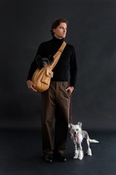 Noah & Paw Machine Washable Dog & Cat Sling Carrier, Medium, Camel slide 2 of 8