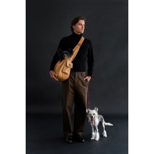 Noah & Paw Machine Washable Dog & Cat Sling Carrier, Medium, Camel