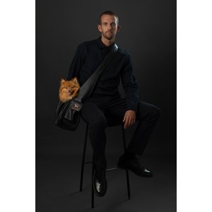 Noah & Paw Machine Washable Dog & Cat Sling Carrier, Medium, Charcoal