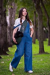 Noah & Paw Machine Washable Dog & Cat Sling Carrier, Medium, Green slide 2 of 9