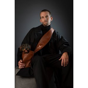 Noah & Paw Machine Washable Dog & Cat Sling Carrier, Medium, Brown