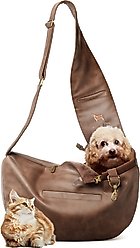 Noah & Paw Machine Washable Dog & Cat Sling Carrier, Medium, Brown
