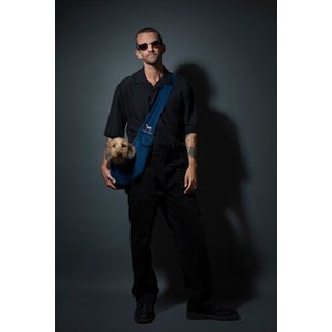 Noah & Paw Machine Washable Dog & Cat Sling Carrier, Medium, Light Blue