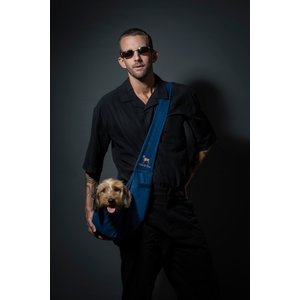 Noah & Paw Machine Washable Dog & Cat Sling Carrier, Medium, Light Blue