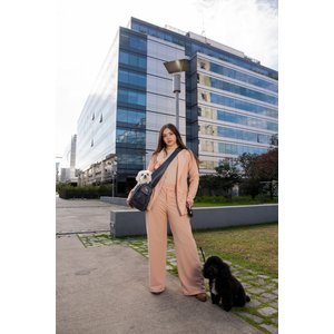 Noah & Paw Machine Washable Dog & Cat Sling Carrier, Medium, Charcoal