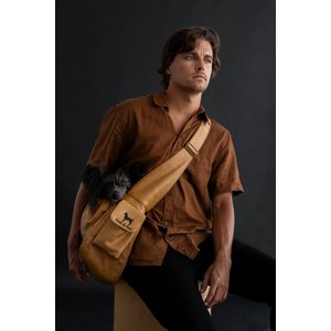 Noah & Paw Machine Washable Dog & Cat Sling Carrier, Medium, Camel