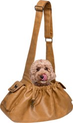Noah & Paw Machine Washable Dog & Cat Sling Carrier, Medium, Camel