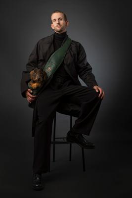 Show full view: Noah & Paw Machine Washable Dog & Cat Sling Carrier, Medium, Green slide 2 of 10