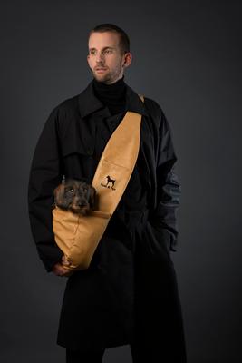 Show full view: Noah & Paw Machine Washable Dog & Cat Sling Carrier, Medium, Beige slide 9 of 10