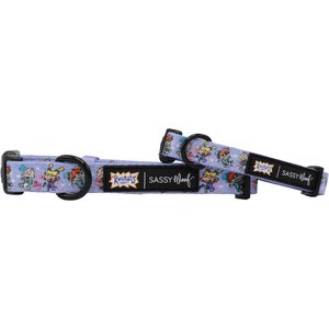 Sassy Woof Rugrats Dog Collar, Large: 16 to 26-in neck, 1.5-in wide