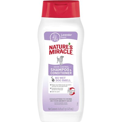 Nature's Miracle Nature's Miracle Odor Control Dog Shampoo, Lavender Scent, 16-fl oz bottle