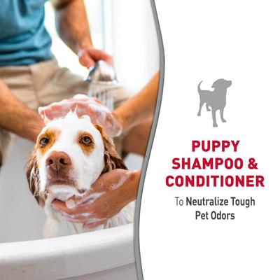 Show full view: Nature's Miracle Supreme Odor Control Natural Puppy Shampoo & Conditioner, 16-oz bottle slide 3 of 11