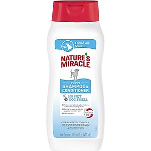 Nature's Miracle Supreme Odor Control Natural Puppy Shampoo & Conditioner, 16-oz bottle