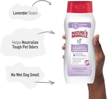 Show full view: Nature's Miracle Odor Control Dog Shampoo, Lavender Scent, 16-oz bottle slide 7 of 10
