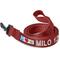 Show in main carousel: Pawtitas Solid Personalized Dog Leash, Marsala Brown, XX-Small: 6-ft long, 3/8-in wide slide 1 of 10