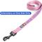 Show in main carousel: Pawtitas Solid Personalized Dog Leash, Millennial Pink, XX-Small: 6-ft long, 3/8-in wide slide 7 of 11