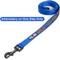 Show in main carousel: Pawtitas Solid Personalized Dog Leash, Blue, XX-Small: 6-ft long, 3/8-in wide slide 6 of 10