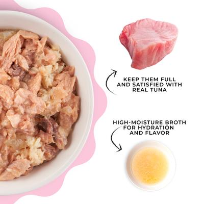 Show full view: Tiki Cat Gelee Tuna & Crab Grain-Free Wet Cat Food, 2.8-oz pouch, case of 12 slide 7 of 8