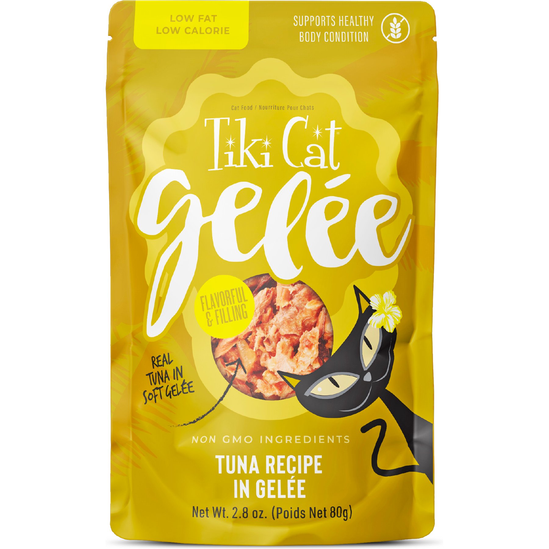Tiki Cat Gelee Tuna Grain-Free Wet Cat Food, 2.8-oz pouch, case of 12