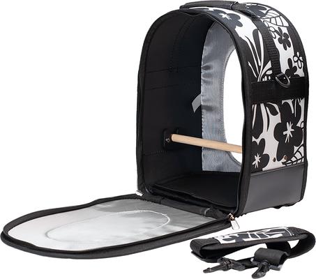 Show full view: A&E Cage Company Soft Sided Travel Bird Carrier, Black slide 3 of 4