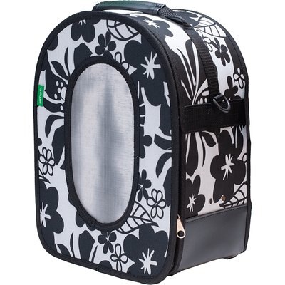 A&E Cage Company A&E Cage Company Soft Sided Travel Bird Carrier, Black