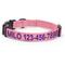 Show in main carousel: Pawtitas Solid Personalized Dog Collar, Millennial Pink, X-Small: 8 to 12-in neck, 3/8-in wide slide 1 of 11