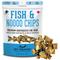 Show in main carousel: The Granville Island Pet Treatery Fish & Noooo Chips Dehydrated Wild Cod Skin Dog Treats, 2.47-oz bag slide 1 of 8