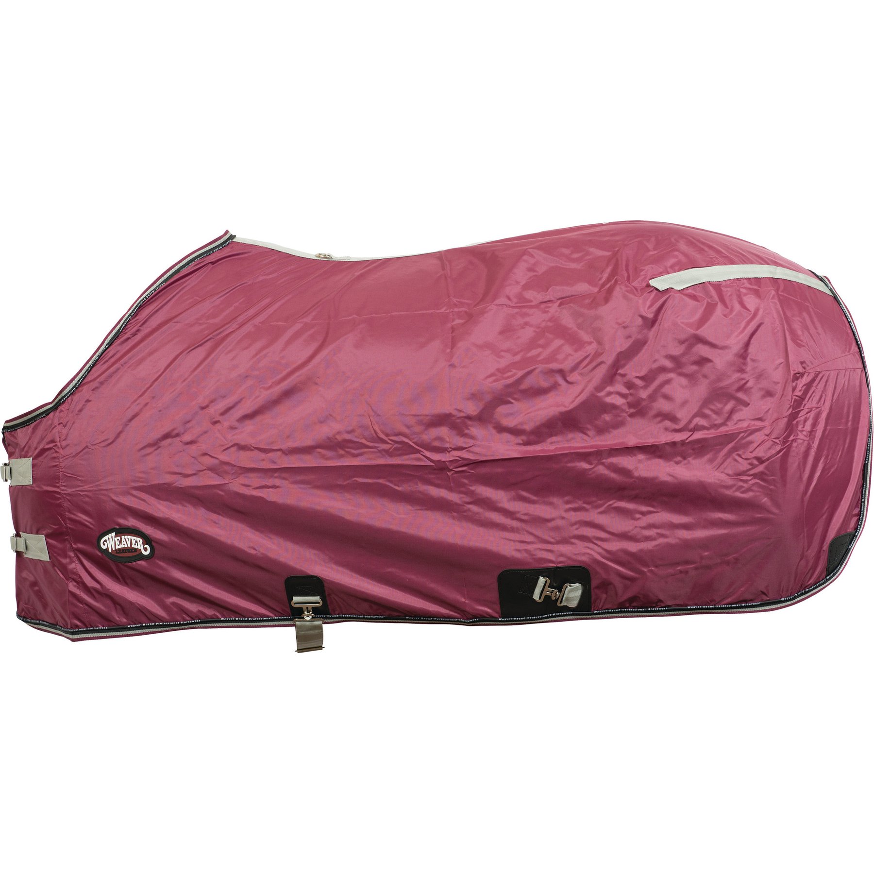 Weaver Equine 420-Denier Horse Stable Sheet, Burgundy, 74-in