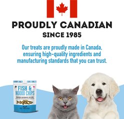 The Granville Island Pet Treatery Fish & Noooo Chips Dehydrated Wild Cod Skin Dog Treats, 2.47-oz bag slide 2 of 6