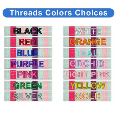 Show full view: Pawtitas Embroidered Name & Phone Adjustable Polyester Personalized Dog Collar, Teal / Purple / Pink, Small: 11 to 16-in, 5/8-in wide slide 2 of 8