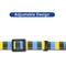 Show in main carousel: Pawtitas Multicolor Personalized Breakaway Cat Collar, Blue/Yellow/Green, X-Small: 8 to 12-in neck, 3/8-in wide slide 7 of 10