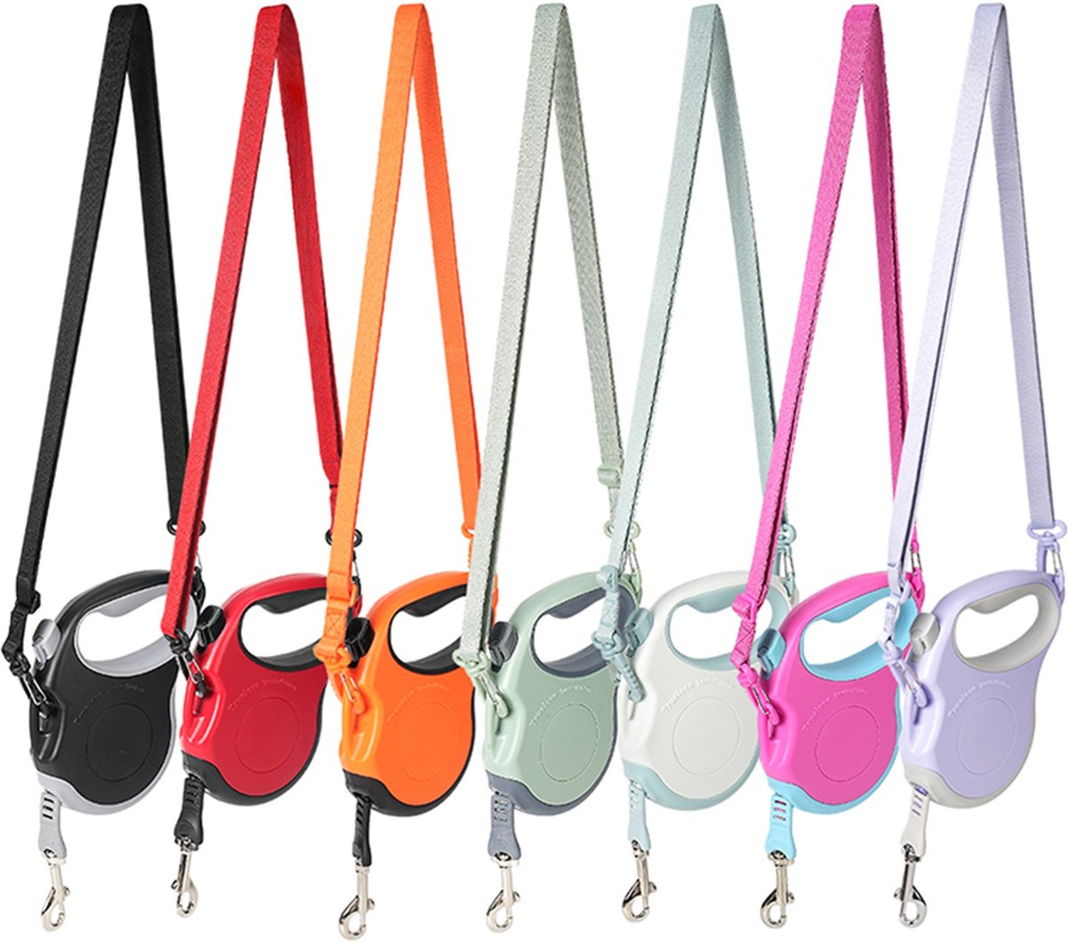 Chai's Choice Reflective Hands-Free Retractable Leash