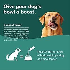 Jinx Kibble Sauce Beef Bone Broth Wet Dog Food Topper, 12-fl oz bottle, 12-fl oz bottle, bundle of 3 slide 2 of 8
