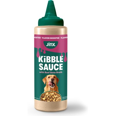 Jinx Jinx Kibble Sauce Beef Bone Broth Wet Dog Food Topper, 12-fl oz bottle
