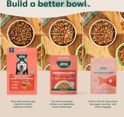 Jinx Bone Browth Stew with Chicken & Vegetables Grain-Free Wet Dog Food, 13-oz can, case of 12 slide 2 of 8