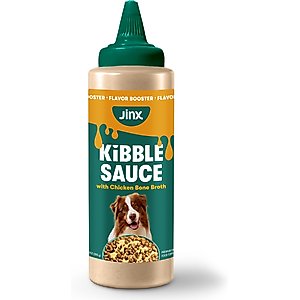 Jinx Kibble Sauce Beef Bone Broth Wet Dog Food Topper, 12-fl oz bottle