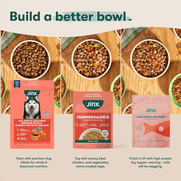 Jinx Homemades Grain-Free Beef & Chicken Pate Wet Dog Food Meal Topper