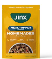 Jinx Homemades Grain-Free Chicken Pate Wet Dog Food Meal Topper, 3-oz pouch, case of 8