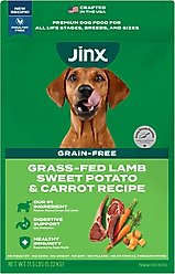 Jinx Grass-Fed Lamb, Sweet Potato & Carrot Dry Dog Food, 11.5-lb bag