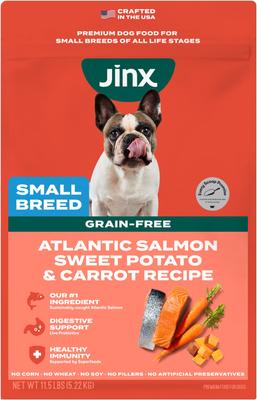 JINX Small Breed Salmon, Sweet Potato Carrot Recipe Dry Dog Food