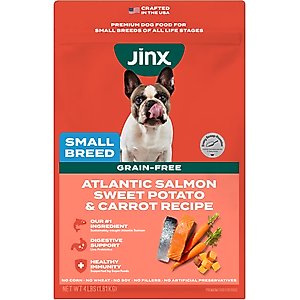 Jinx Small Breed Salmon, Sweet Potato & Carrot Recipe Dry Dog Food, 4-lb bag