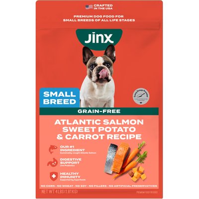 Jinx Jinx Small Breed Salmon, Sweet Potato & Carrot Recipe Dry Dog Food, 4-lb bag