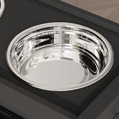 Show full view: Dawnspaces 86.6-in 2 Dog Furniture Style Dog Crate, Black, 42 inch slide 9 of 10